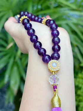 【福利】紫水晶项链 长项链 颈链 手持 附证书