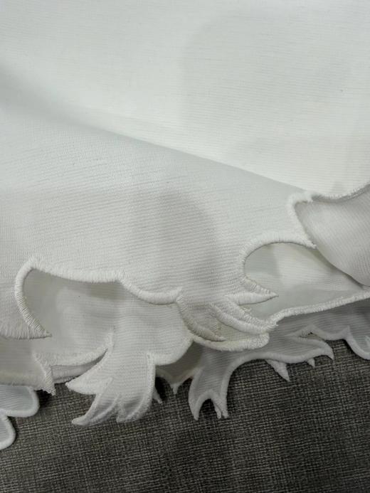 F012478春新品T恤剪纸切割刺绣边圆领长袖T恤 商品图13