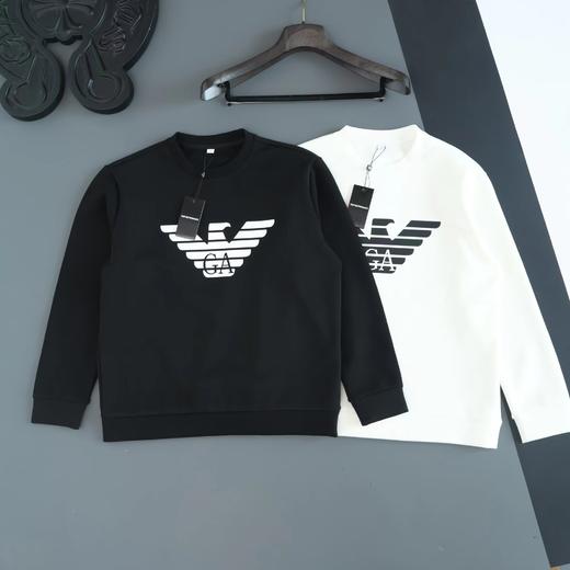 F012404胸前大标logo情侣款圆领卫衣男女同款 商品图0