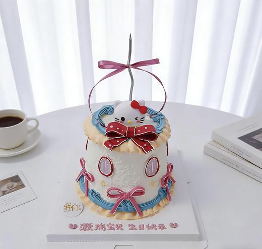 客定款~Kitty玩偶蛋糕-低糖处理无添加 商品图2