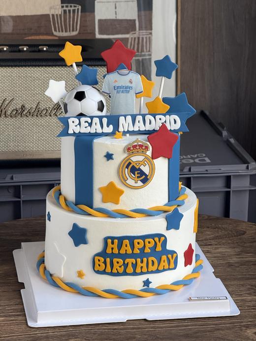 足球蛋糕G款双层 商品图1