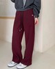 F012420秋冬慵懒氛围感撞色腰头香蕉裤卫裤休闲裤 商品缩略图2