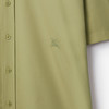 BURBERRY 巴宝莉 男士马术骑士刺绣徽标棉质牛津短袖衬衫 绿色 8081978 B7311 商品缩略图2