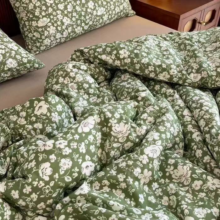 【YW】无忧购26年春款A类母婴级全棉双层纱四件套（截单3-5天发货)