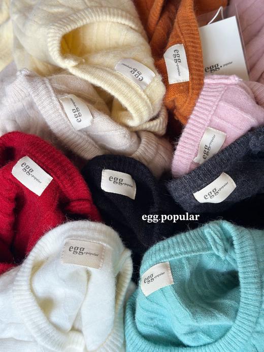 【YW】无忧购新年发财小马毛衣圆领内搭宽松针织上衣女（截单后3-5天发货) 商品图3