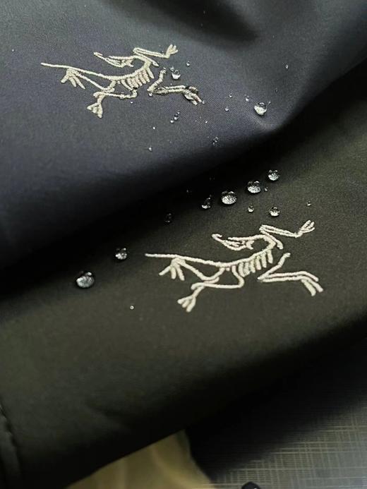 F012494刺绣logo户外运动立领防风刺绣加绒软壳外套 商品图3