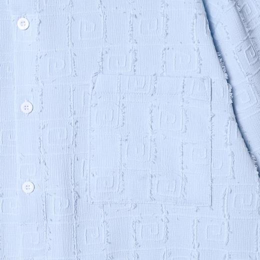 6945SDSA男士秋冬新款痞帅男装设计师简约纯色磨毛翻领长袖衬衫百搭 商品图3