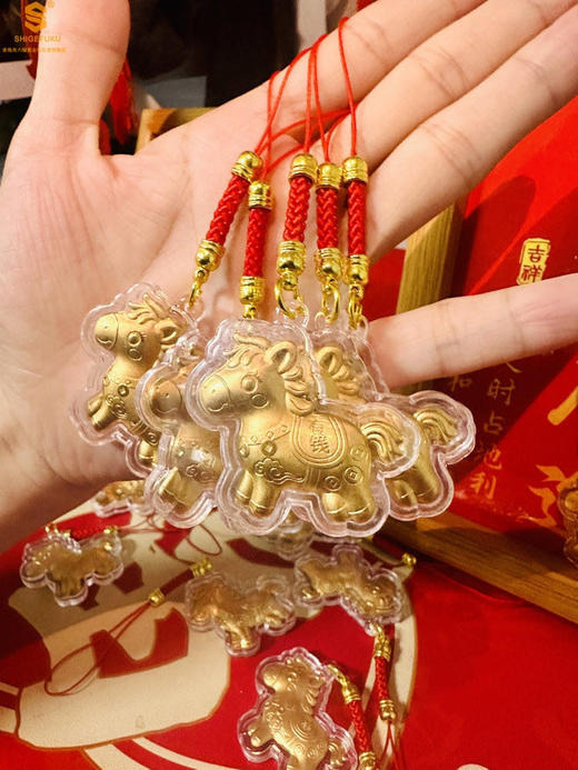 【多妈团购 周大金999足金马上有钱挂饰】足金的浪漫!马上有钱!自带暴富Buff!金属扣+皮质挂绳!做钥匙扣、包包挂件好合适-多妈&辰科 商品图6