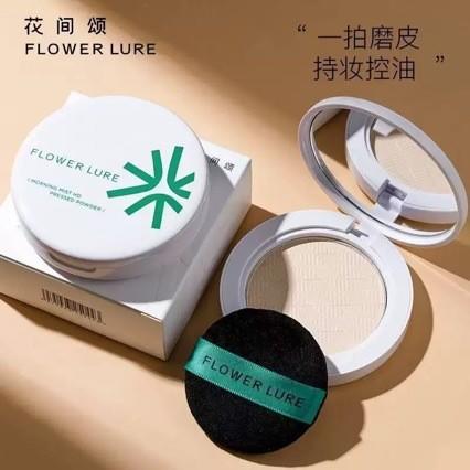 【触肤柔焦❗️原生妆感】Flower Lure花间颂粉饼晨雾高清粉饼定妆控油持久补妆蜜粉哑光。jc 商品图2
