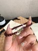 F012467叠戴单戴都很合适富家女和田玉石榴石手链 商品缩略图1
