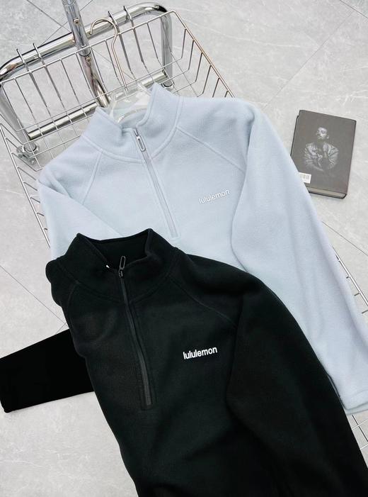 F012446双面摇粒绒厚实绵密软糯短拉链外套 商品图9