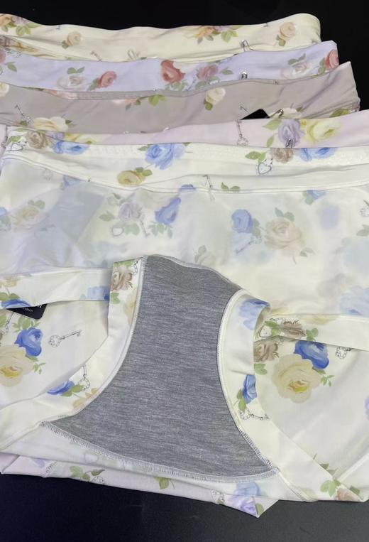 春日花园内裤冰丝亲肤柔软细腻透气内裤两个版型小版中版1216616-6017 商品图8