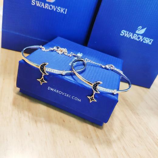 F012430神秘月光浪漫星辰 优雅月亮星星元素可调手镯女手链百搭配饰玫瑰金 商品图2