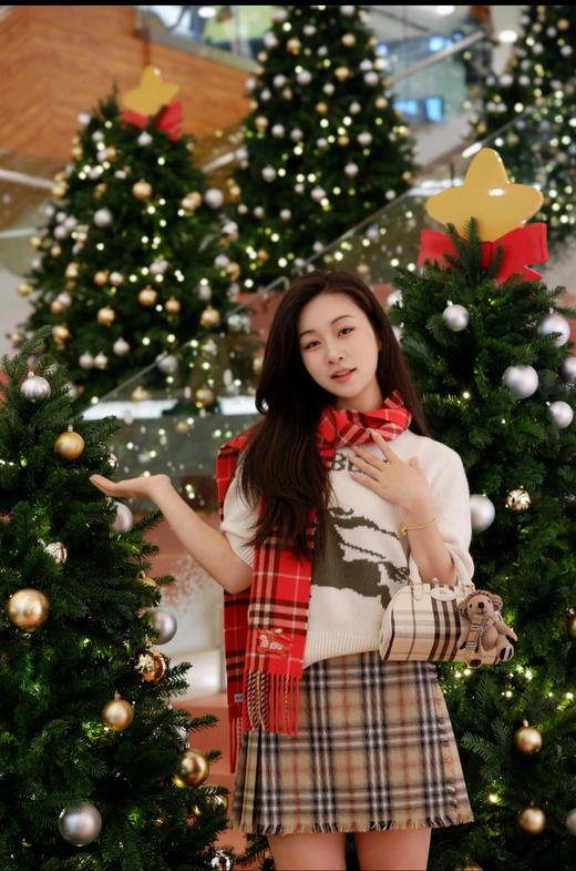 巴宝莉 2026最新款 格纹百褶短裙(KX*MM) 商品图1