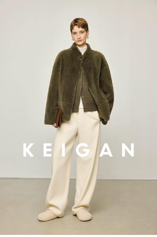 新裤型隐藏小腹大臀显瘦弯刀木瓜裤加厚垂坠阔腿裤 商品图2