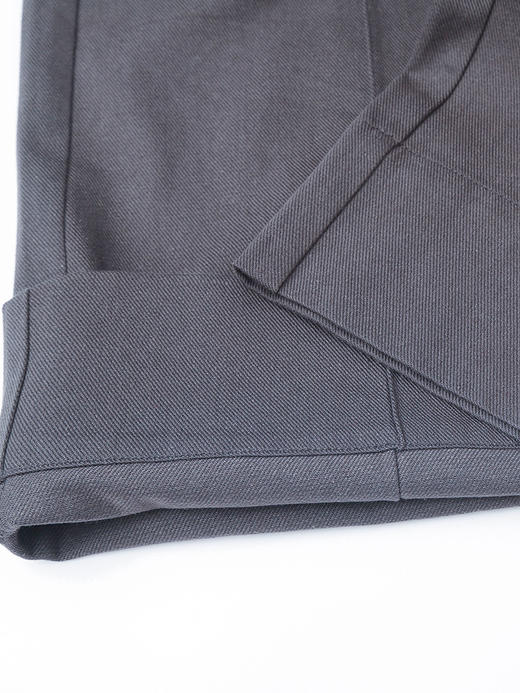 高级感深灰西装阔腿裤 春季新款高腰垂顺遮肉百搭九分裤 商品图4