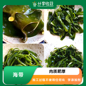 海带 | 肉质肥厚 | 公平贸易 * kelp