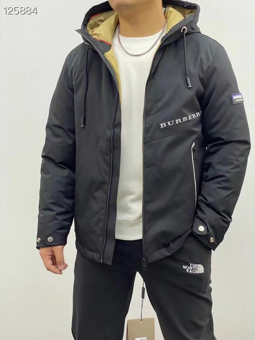 F012436冬季男士防风、防水连帽3M反光羽绒服 商品图5