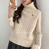 F012421立体绞花纹理内搭打底衫针织马甲女款 商品缩略图1
