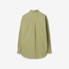 【二】BURBERRY 巴宝莉 男士马术骑士刺绣徽标棉质牛津长袖衬衫 绿色 8082303 B7311 商品缩略图1