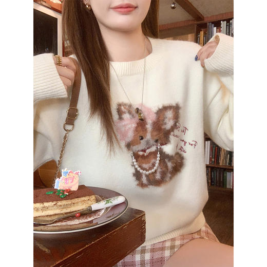 <曾小咸推荐>现货秒杀 ！微信超特价！韩系刺绣毛衣 日常199.99 立减110 秒杀89.99！！外套 秒杀139.99！！ 商品图4