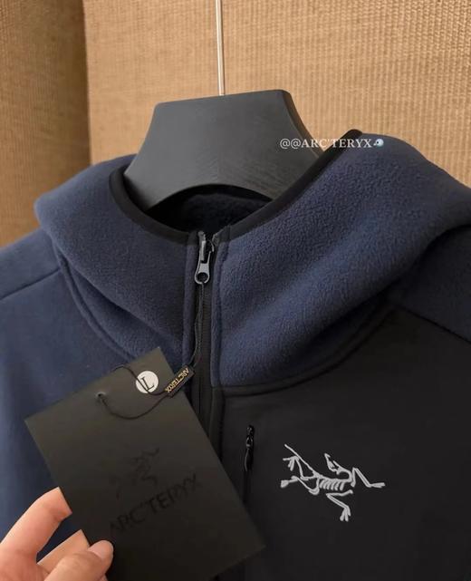 F012445春秋款立领+连帽设计情侣款户外抓绒外套 商品图10