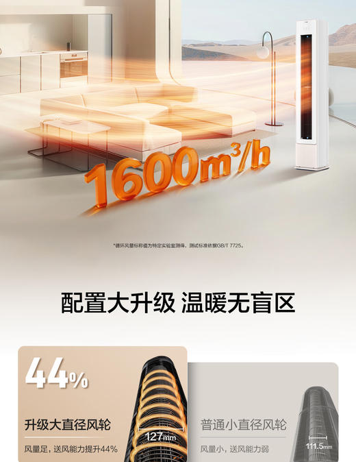 海尔（Haier）小红花性能王·京棠2P客厅柜机一级能效KFR-50LW/J300-1套机 商品图3