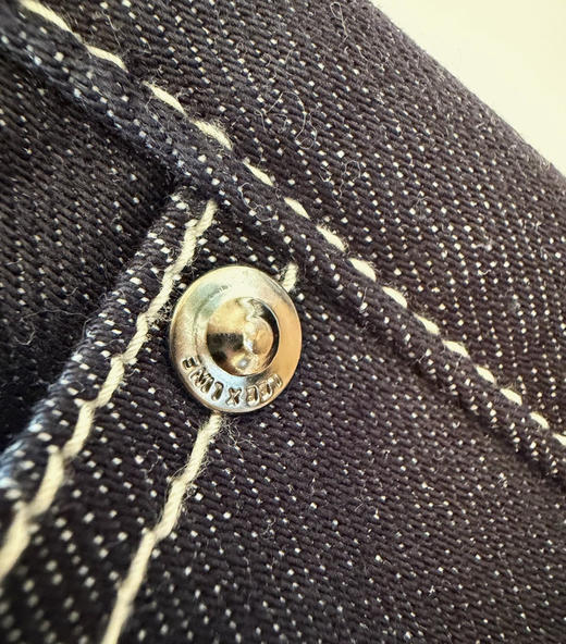 男士lee原单加绒直筒牛仔裤 商品图8