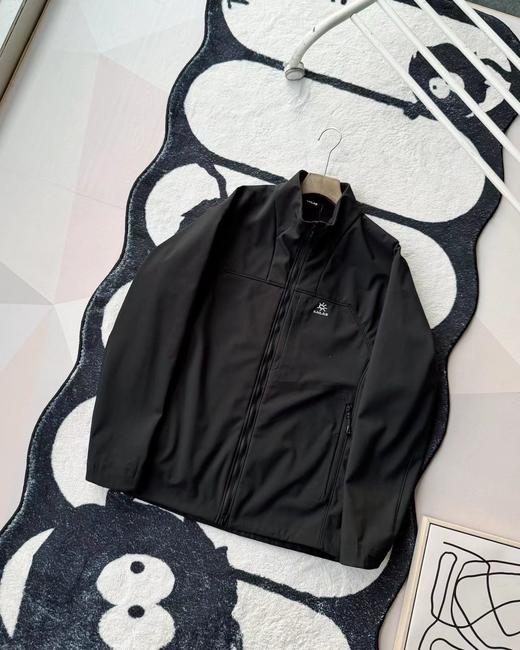 F012497防风防水防冰立体薄绒立领软壳衣外套 商品图5