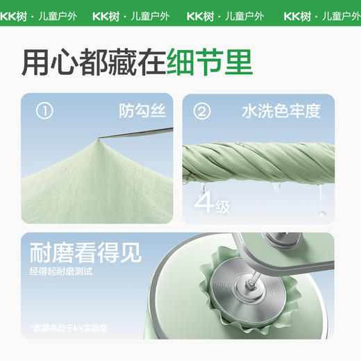 KK树小轻壳连帽外套儿童防晒衣，原纱防晒，轻薄透气，UPF300+ 商品图4