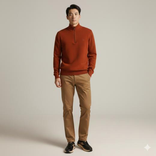 微信25D963-2106休闲贴袋布裤 商品图3