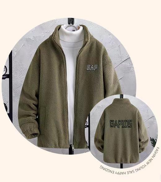 F012428新款立领羊羔毛棉衣外套男女同款 商品图2