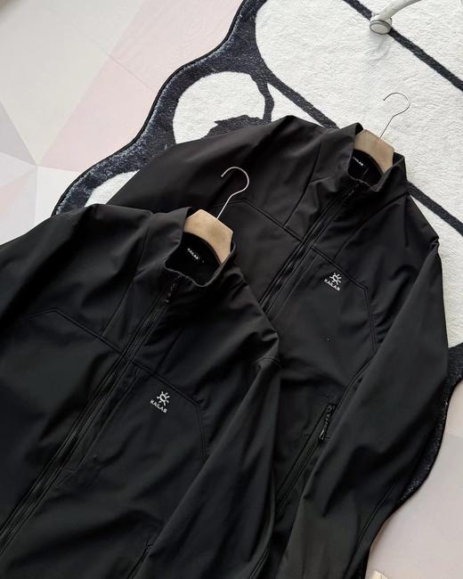 F012497防风防水防冰立体薄绒立领软壳衣外套 商品图2