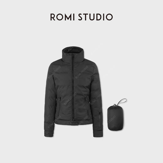 ROMISTUDIO“双面两穿”90白鹅绒柔软肤感立领羽绒服 RWCWW86903 商品图2