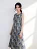 SZ3S57_青鸾色_连衣裙_春夏_圆领收腰优雅气质_高级女装_BERNIEELEN 伯妮斯茵 商品缩略图3