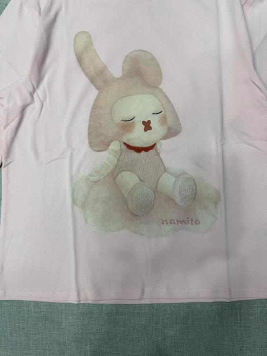 F012485早春新品卡通兔系列棉质宽松圆领长袖T恤上衣 商品图11