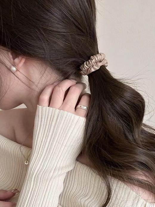 F012466少女风法式富家女缎面褶皱发圈6件套 商品图14
