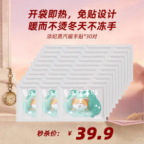 添妃蒸汽暖手贴*30对