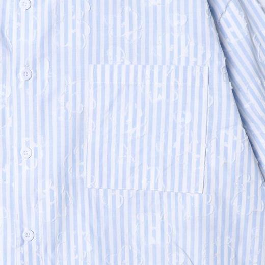 SDSA男士秋冬新款痞帅男装时尚简约撞色竖纹设计感长袖衬衫百搭 商品图2