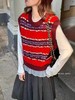 F012471春季新品复古甜妹氛围感撞色条纹针织马甲 商品缩略图3
