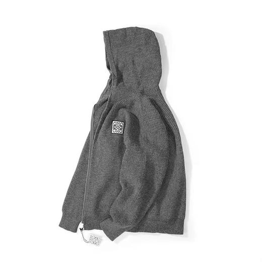 F012459新款毛衣打底连帽开衫慵懒风内搭针织衫外套 商品图1