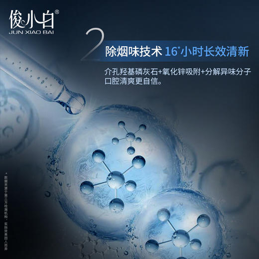 俊小白净澈白三效护理牙膏100g 商品图3