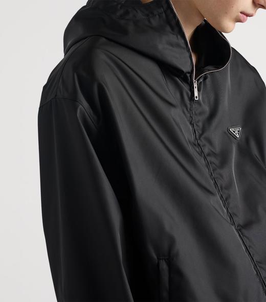 P.R.D 宽松 春秋再生尼龙徽标饰连帽夹克外套 WT963 商品图0