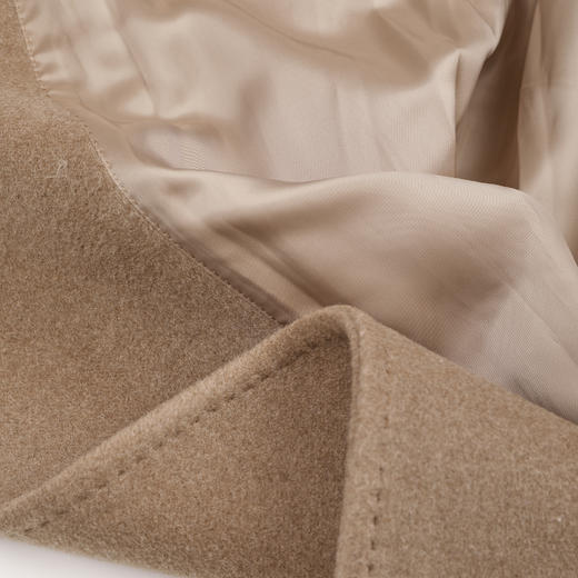 ROMI STUDIO“全手缝”秘鲁羊驼羊毛双排扣双面毛呢大衣RWCAW86776 商品图7