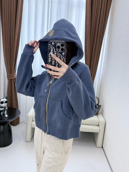 125-4极限特惠 渠道面料 独家 lu scuba 高密薄绒 宽松休闲 连帽卫衣 准码选 商品图2