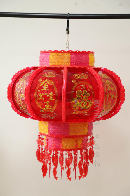 🏮🏮大红灯笼高高挂，新年氛围感瞬间拉满~【MAYNOS七彩旋转灯笼】单层：169/对 双层：189/对🧨七彩光影流转，新春氛围感拉满 商品图4