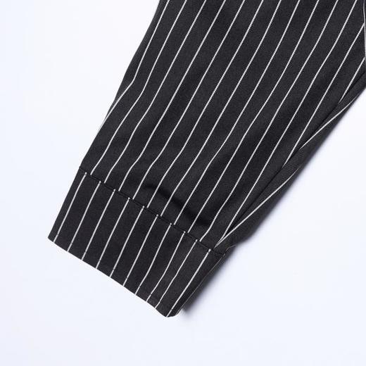 7014SDSA男士秋冬新款痞帅男装潮牌时尚撞色竖纹翻领领带衬衣百搭时尚 商品图4