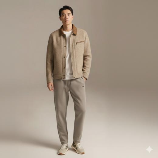 微信25Q957-4102翻领外套冬款 商品图0