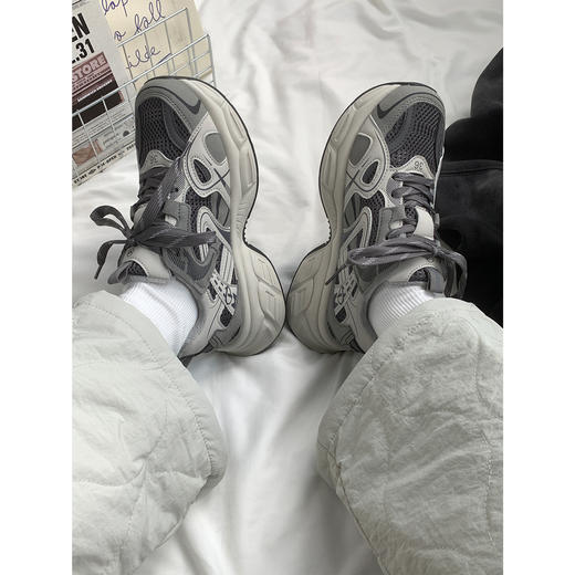 【YW】无忧购水泥灰低帮加绒休闲厚底增高时尚保暖老爹鞋MIS-2670-1（截单后3-5天发货) 商品图9