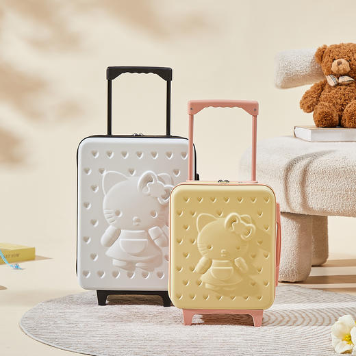 【顺滑滚轮❗️可爱到膨胀】新款网红迷你拉杆箱小清新行李箱16寸小猫旅行箱登机箱潮女万向轮。jc 商品图2